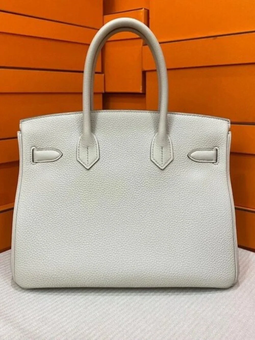 Hermès Birkin 25 Craie Swift Gold Hardware - Picture 5 of 5